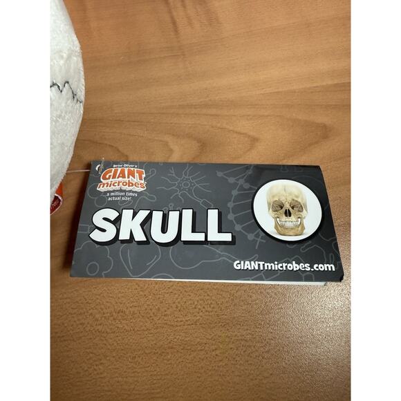 Drew Oliver’s GIANTmicrobes Plush - Skull (Regular) W Tag! PD-3027 - Picture 7 of 12